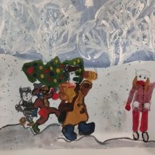 Екатерина Денисовна Поволоцкая в конкурсе «Новый год в Простоквашино»