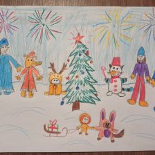 Карина Дмитриевна Середенкина в конкурсе «Новый год в Простоквашино»