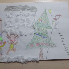 Милана Андреевна Шкирдова в конкурсе «Новый год в Простоквашино»