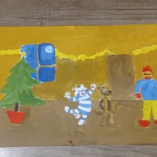 Драгунов Артурович Артур в конкурсе «Новый год в Простоквашино»