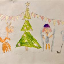 Злата Ромашкина в конкурсе «Новый год в Простоквашино»