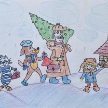 Максим Мухин в конкурсе «Новый год в Простоквашино»