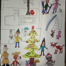 Анна Сергеевна Чубса в конкурсе «Новый год в Простоквашино»