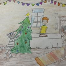 Фатима Магомедовна Нурудинова в конкурсе «Новый год в Простоквашино»