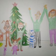 Анастасия Романовна Мещерина в конкурсе «Новый год в Простоквашино»