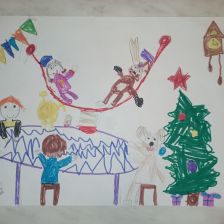 Полина Андреевна Трубина в конкурсе «Новый год в Простоквашино»