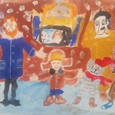 Алёна Игоревна Орлова в конкурсе «Новый год в Простоквашино»