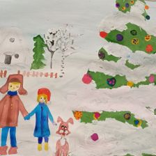 Анастасия Алексеевна Гигель в конкурсе «Новый год в Простоквашино»