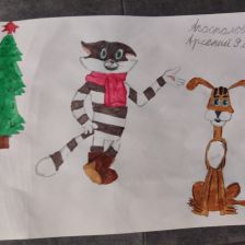 Арсений Алексеевич Апостолов в конкурсе «Новый год в Простоквашино»