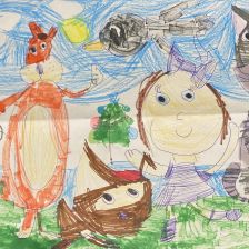 Полина Игоревна Марченко в конкурсе «Новый год в Простоквашино»