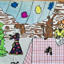 Злата Анатольевна Янкова в конкурсе «Новый год в Простоквашино»