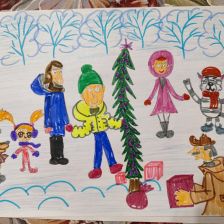 София Игоревна Кузнецова в конкурсе «Новый год в Простоквашино»