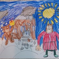 Мария Яновна Петрова в конкурсе «Новый год в Простоквашино»