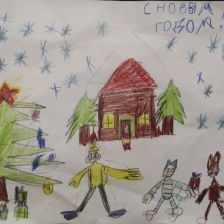 Илья Ринатович Ямалтдинов в конкурсе «Новый год в Простоквашино»