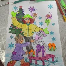 Алина Владиславовна Вакилова в конкурсе «Новый год в Простоквашино»