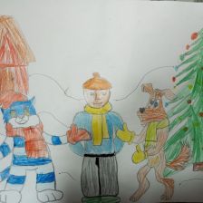 Михаил Сергеевич Чупахин в конкурсе «Новый год в Простоквашино»