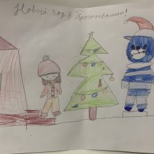 Виктория Косова в конкурсе «Новый год в Простоквашино»