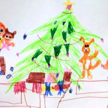 Александра Александровна Макаева в конкурсе «Новый год в Простоквашино»