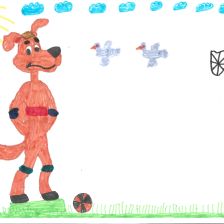 Степан Алексеевич Бажин в конкурсе «Будь в форме, смотри «Простоквашино», смотри «Карусель», участвуй и побеждай!»