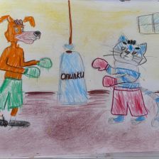 Артемий Михайлович Кострыгин в конкурсе «Будь в форме, смотри «Простоквашино», смотри «Карусель», участвуй и побеждай!»