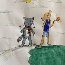 Софья Сергеевна Сакменова в конкурсе «Будь в форме, смотри «Простоквашино», смотри «Карусель», участвуй и побеждай!»