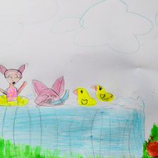 Ангелина Евгеньевна Малащенкова в конкурсе «Будь в форме, смотри «Простоквашино», смотри «Карусель», участвуй и побеждай!»