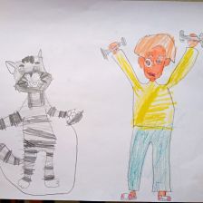 София Муслимовна Амирова в конкурсе «Будь в форме, смотри «Простоквашино», смотри «Карусель», участвуй и побеждай!»