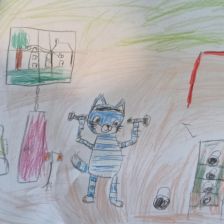 София Фесик в конкурсе «Будь в форме, смотри «Простоквашино», смотри «Карусель», участвуй и побеждай!»