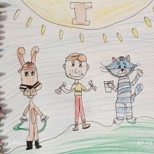 Мария Александровна Юркина в конкурсе «Будь в форме, смотри «Простоквашино», смотри «Карусель», участвуй и побеждай!»