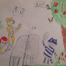 Алина Рустамовна Шукурова в конкурсе «Будь в форме, смотри «Простоквашино», смотри «Карусель», участвуй и побеждай!»