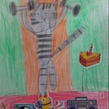 Алина Андреевна Басова в конкурсе «Будь в форме, смотри «Простоквашино», смотри «Карусель», участвуй и побеждай!»