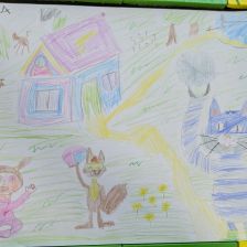 Алиса Век в конкурсе «Будь в форме, смотри «Простоквашино», смотри «Карусель», участвуй и побеждай!»