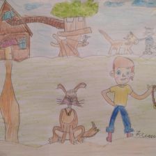 Ксения Сергеевна Илларионова в конкурсе «Будь в форме, смотри «Простоквашино», смотри «Карусель», участвуй и побеждай!»