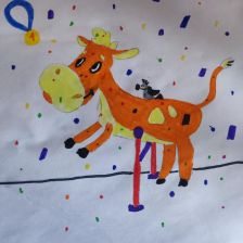 Мария Лукина Алексеевна в конкурсе «Будь в форме, смотри «Простоквашино», смотри «Карусель», участвуй и побеждай!»