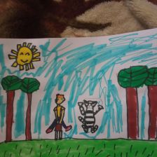 Полина Александровна Ноженко в конкурсе «Будь в форме, смотри «Простоквашино», смотри «Карусель», участвуй и побеждай!»