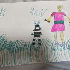 Юлия Владиславовна Борздая в конкурсе «Будь в форме, смотри «Простоквашино», смотри «Карусель», участвуй и побеждай!»