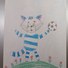 Полина Сергеевна Пятышева в конкурсе «Будь в форме, смотри «Простоквашино», смотри «Карусель», участвуй и побеждай!»