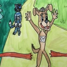 Вероника Алексееана Хандримайло в конкурсе «Будь в форме, смотри «Простоквашино», смотри «Карусель», участвуй и побеждай!»