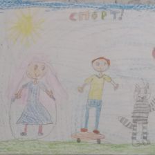 Ангелина Игоревна Каткова в конкурсе «Будь в форме, смотри «Простоквашино», смотри «Карусель», участвуй и побеждай!»