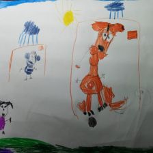 Ксения Витальевна Кокотова в конкурсе «Будь в форме, смотри «Простоквашино», смотри «Карусель», участвуй и побеждай!»