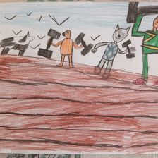 Марк Алексеевич Толстов в конкурсе «Будь в форме, смотри «Простоквашино», смотри «Карусель», участвуй и побеждай!»