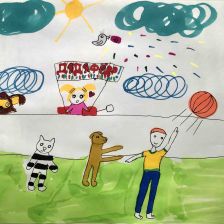 Дарья Михайловна Володькина в конкурсе «Будь в форме, смотри «Простоквашино», смотри «Карусель», участвуй и побеждай!»