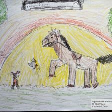 Агата Александровна Боровинская в конкурсе «Будь в форме, смотри «Простоквашино», смотри «Карусель», участвуй и побеждай!»