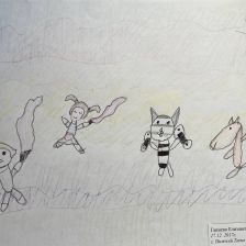 Елизавета Радиковна Ганиева в конкурсе «Будь в форме, смотри «Простоквашино», смотри «Карусель», участвуй и побеждай!»