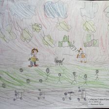 София Юрьевна Сабирова в конкурсе «Будь в форме, смотри «Простоквашино», смотри «Карусель», участвуй и побеждай!»