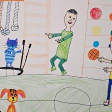 Софья Евгеньевна Чертоусова в конкурсе «Будь в форме, смотри «Простоквашино», смотри «Карусель», участвуй и побеждай!»