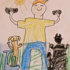 Елизавета Васильевна Затовко в конкурсе «Будь в форме, смотри «Простоквашино», смотри «Карусель», участвуй и побеждай!»