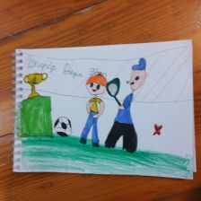 Даша Петровна Миновская в конкурсе «Будь в форме, смотри «Простоквашино», смотри «Карусель», участвуй и побеждай!»