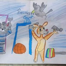 Мелисса Абдрашитова в конкурсе «Будь в форме, смотри «Простоквашино», смотри «Карусель», участвуй и побеждай!»