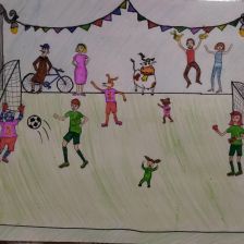 Максим Сергеевич Иванов в конкурсе «Будь в форме, смотри «Простоквашино», смотри «Карусель», участвуй и побеждай!»